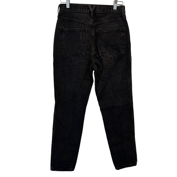 Free People We the Free  Black Out Stove Pipe High Waisted Jean OB1271078 SZ 27 - Picture 7 of 12